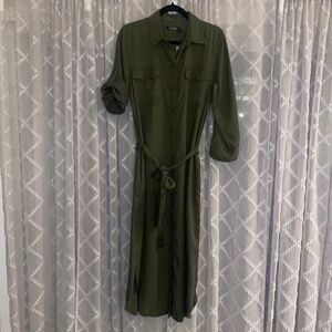 Button down midi/maxi dress